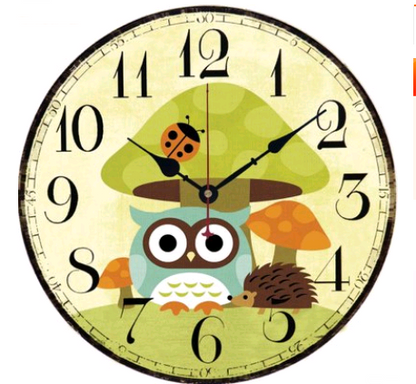 Orologio da parete Neon blu