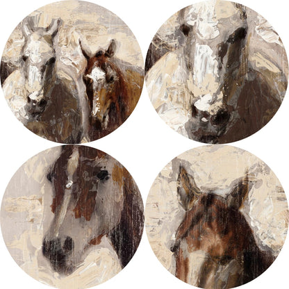 Quadro Cavallo astratto