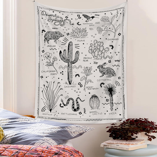 Arazzo Flora e fauna del deserto