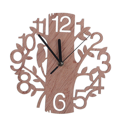 Orologio da parete Numeri sagomati legno