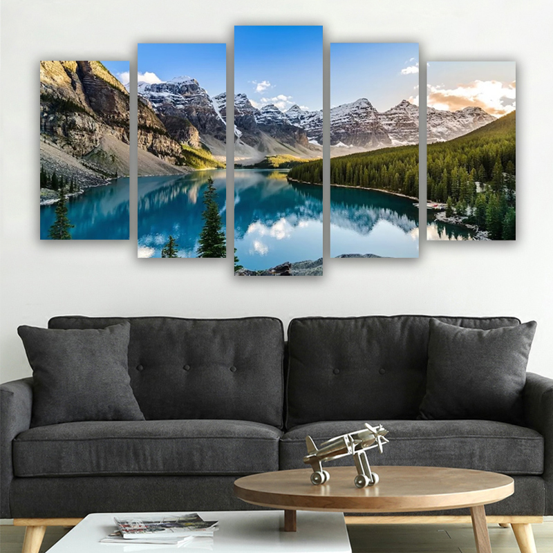 Trittico Montagne e Lago