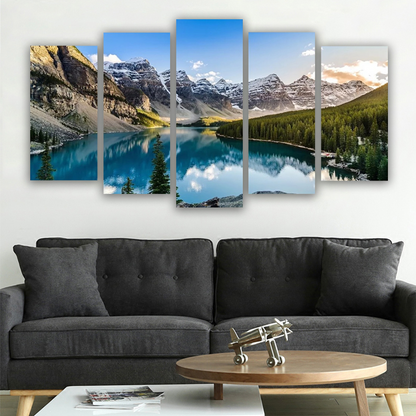 Trittico Montagne e Lago