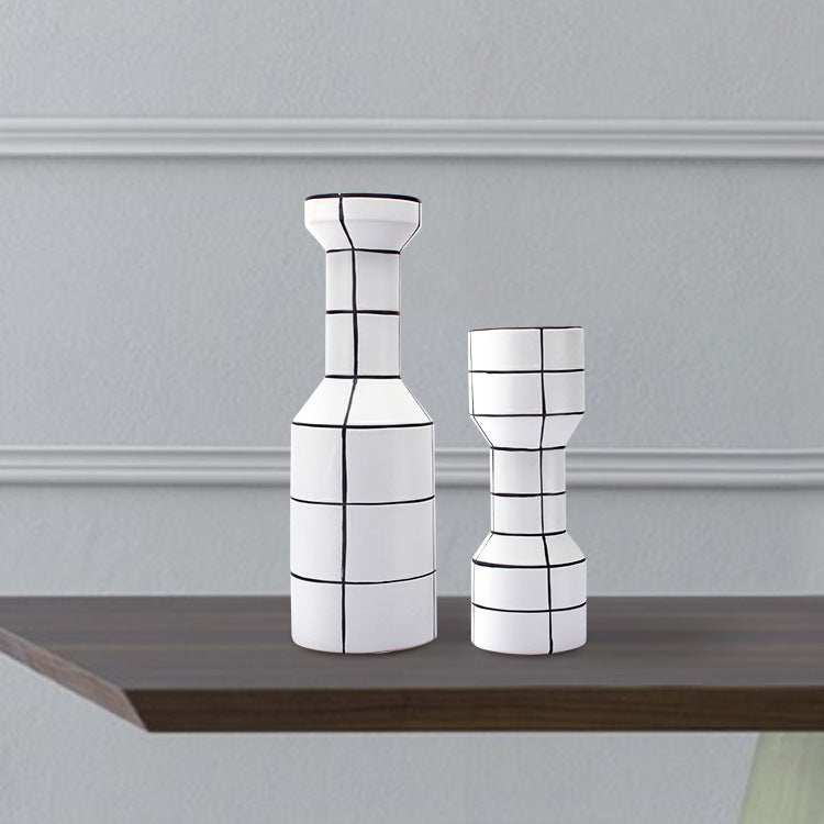 Vaso ceramica righe