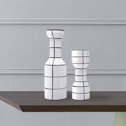 Vaso ceramica righe