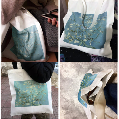 Borsa tela multicolore stampe varie