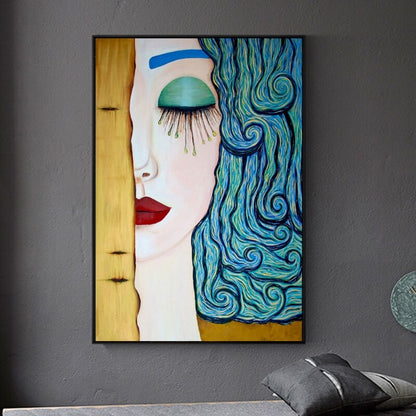 Quadro donna astratta