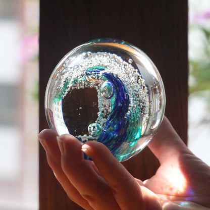 Ornamento vetro cristallo