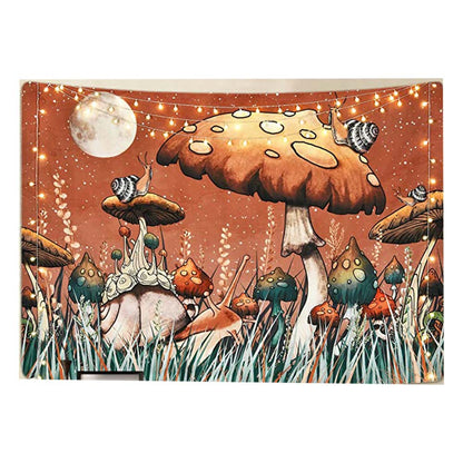 Arazzo Lumaca e Funghi