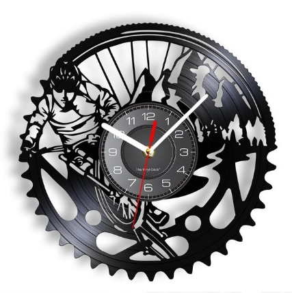 Orologio da parete Bicicletta neon industriale