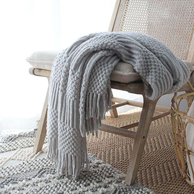 Coperta in maglia bolle