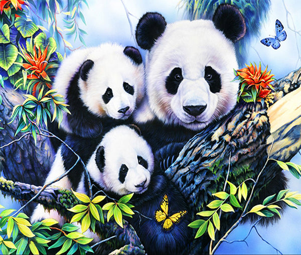 Quadro Panda Diamantato