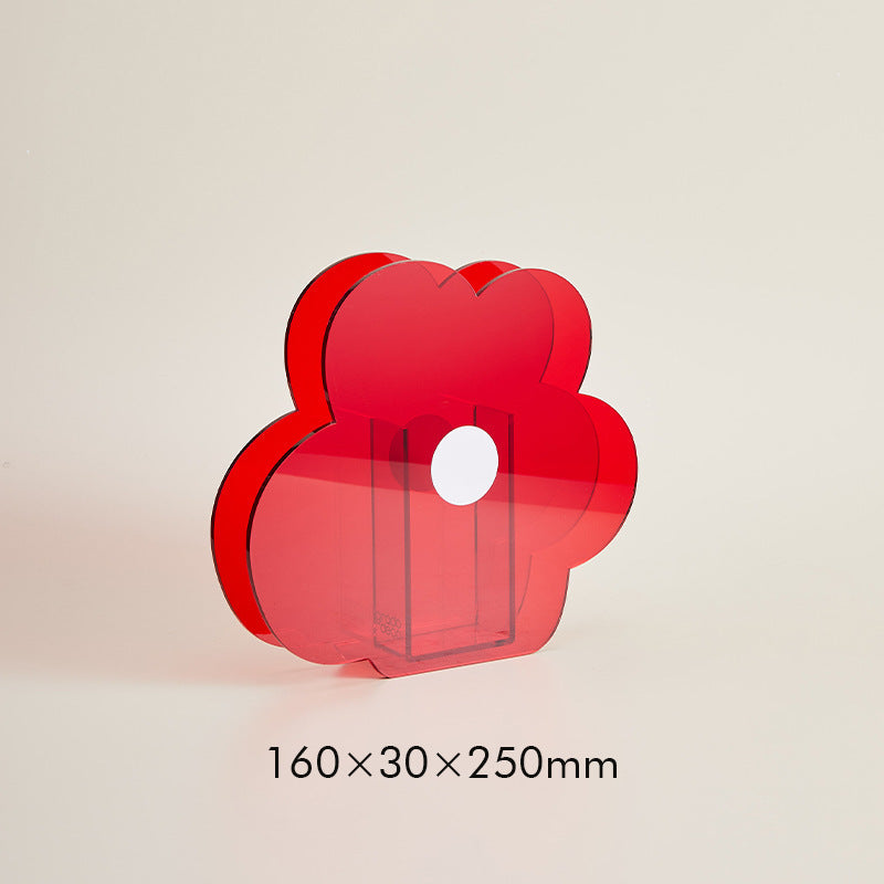 Vaso geometrico fiori secchi