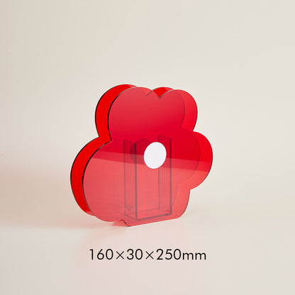 Vaso geometrico fiori secchi