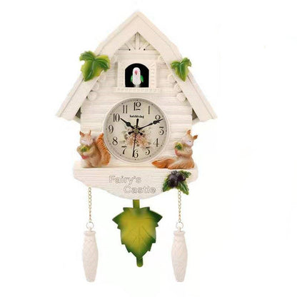 Orologio da parete Casetta uccello