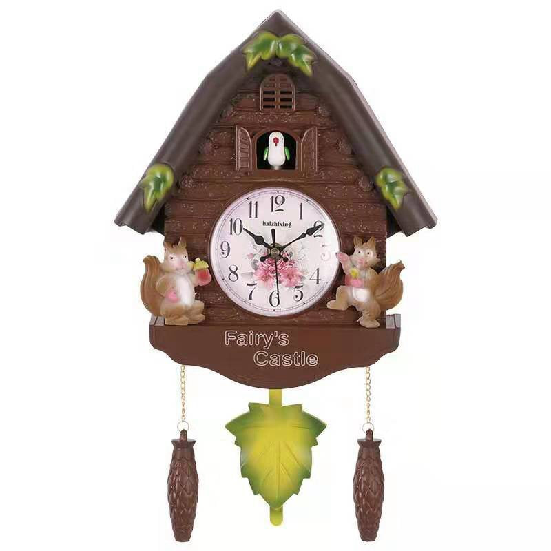 Orologio da parete Casetta uccello