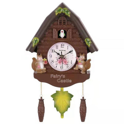 Orologio da parete Casetta uccello
