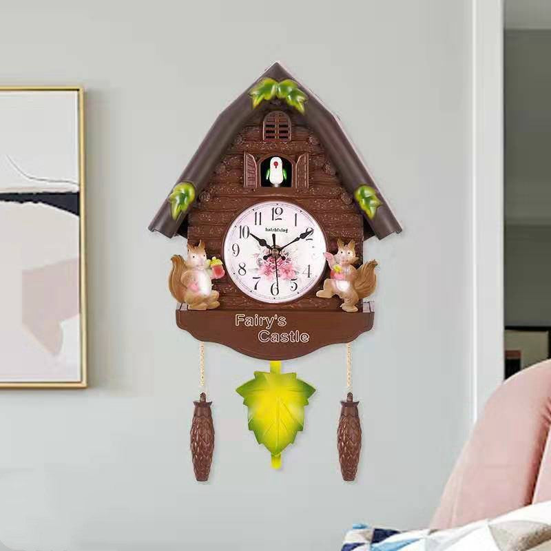 Orologio da parete Casetta uccello