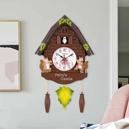 Orologio da parete Casetta uccello