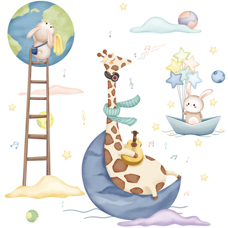 Adesivo terra e luna