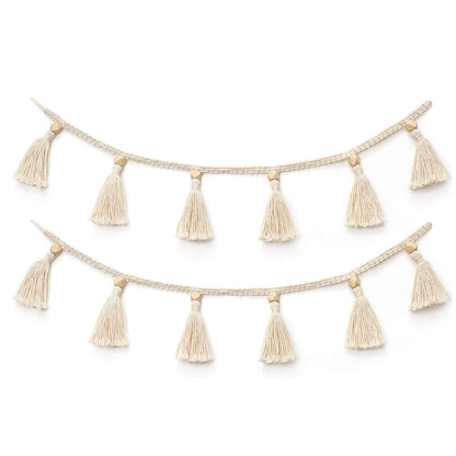 Ghirlanda macramé cotone