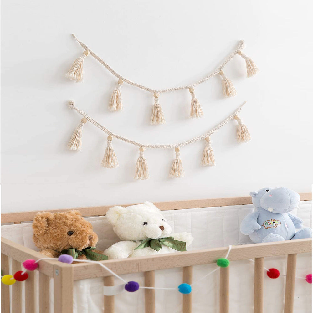 Ghirlanda macramé cotone