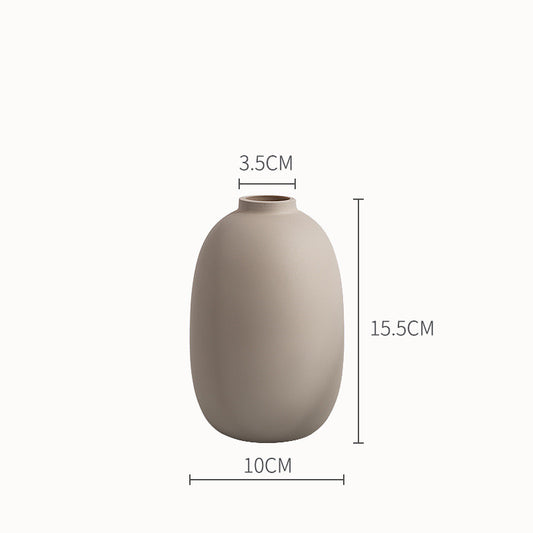 Vaso affusolato beige sabbia medio