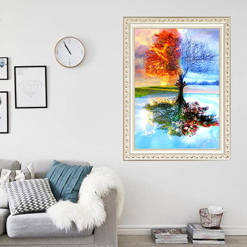 Quadro diamante albero