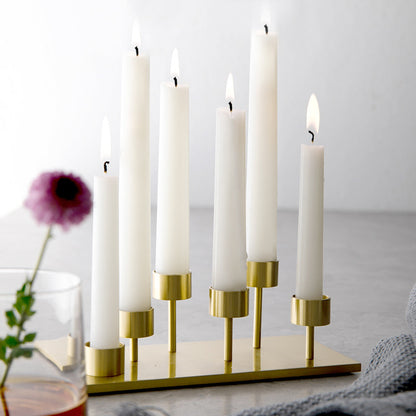 Portacandela in ottone nordico