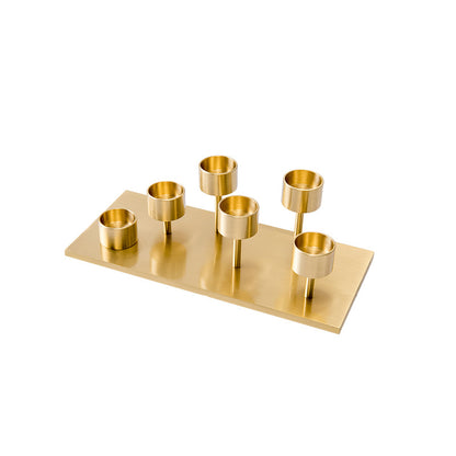 Portacandela in ottone nordico