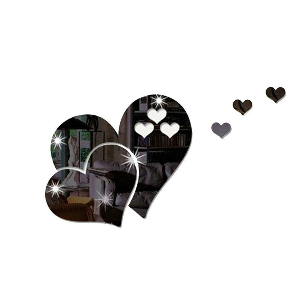 Adesivo murale cuore 3D