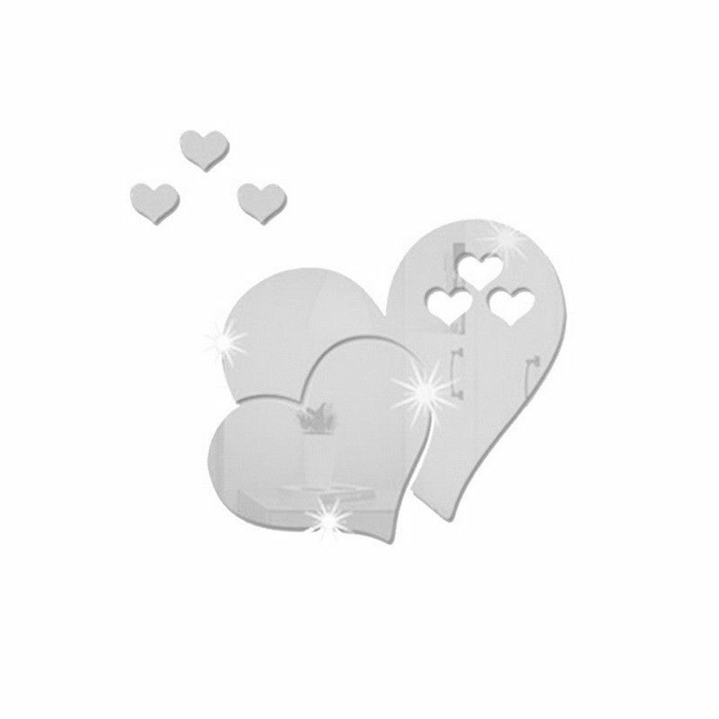 Adesivo murale cuore 3D