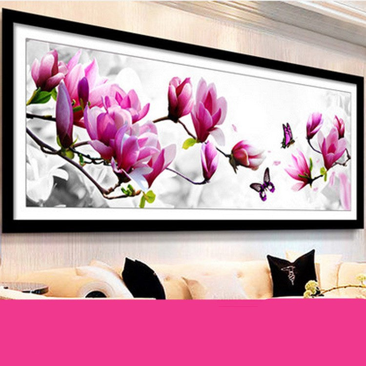 Kit Ricamo Farfalla e Magnolia