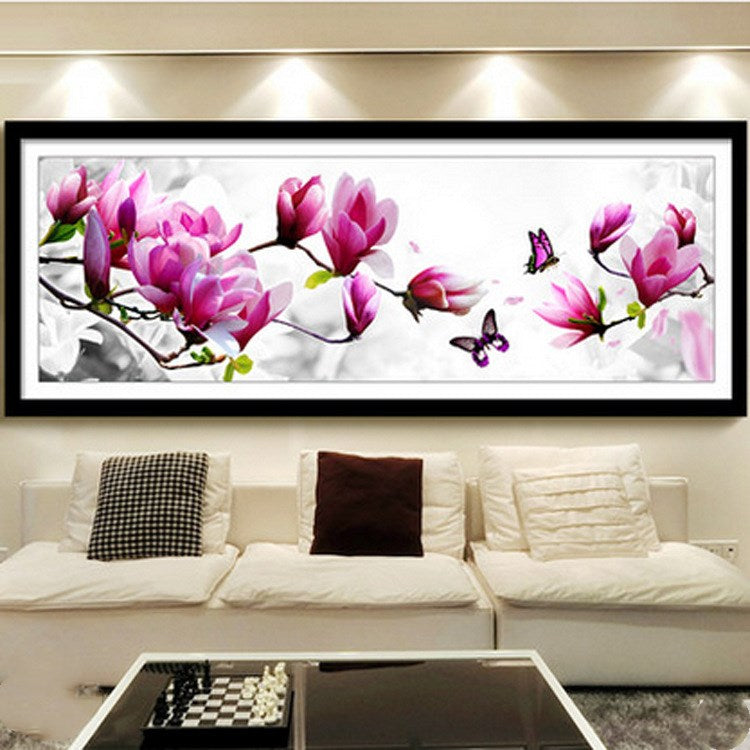 Kit Ricamo Farfalla e Magnolia