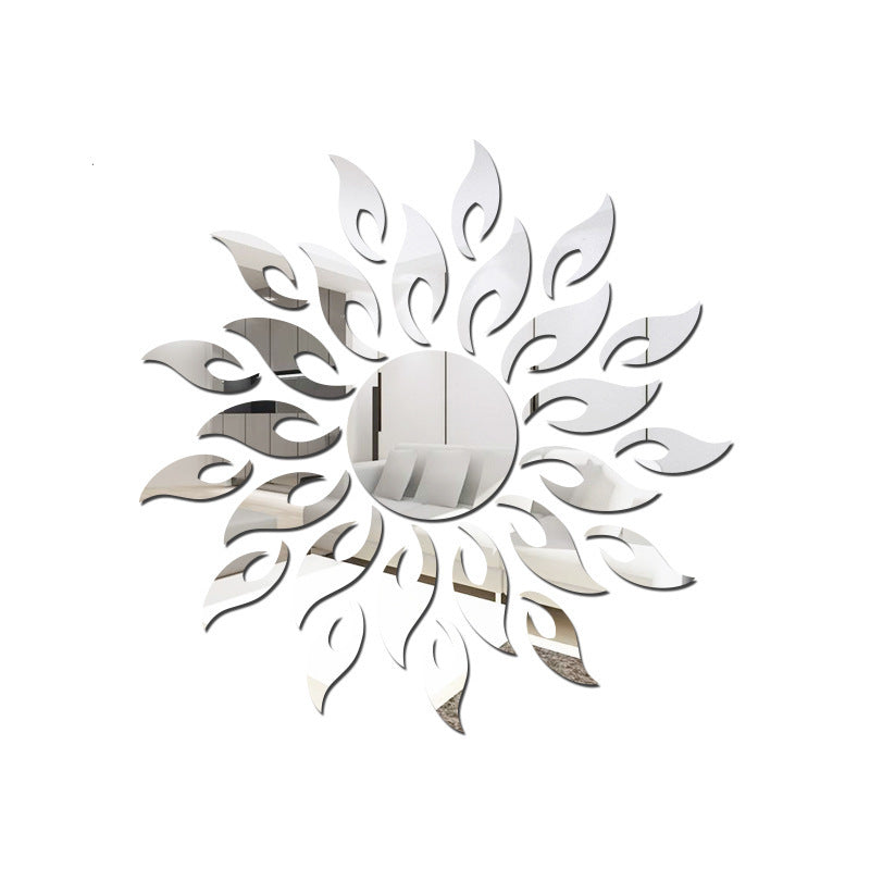 Adesivo specchio girasole