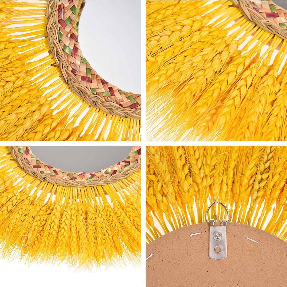 Specchio rattan