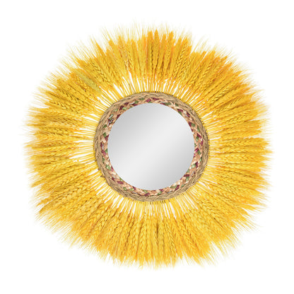 Specchio rattan
