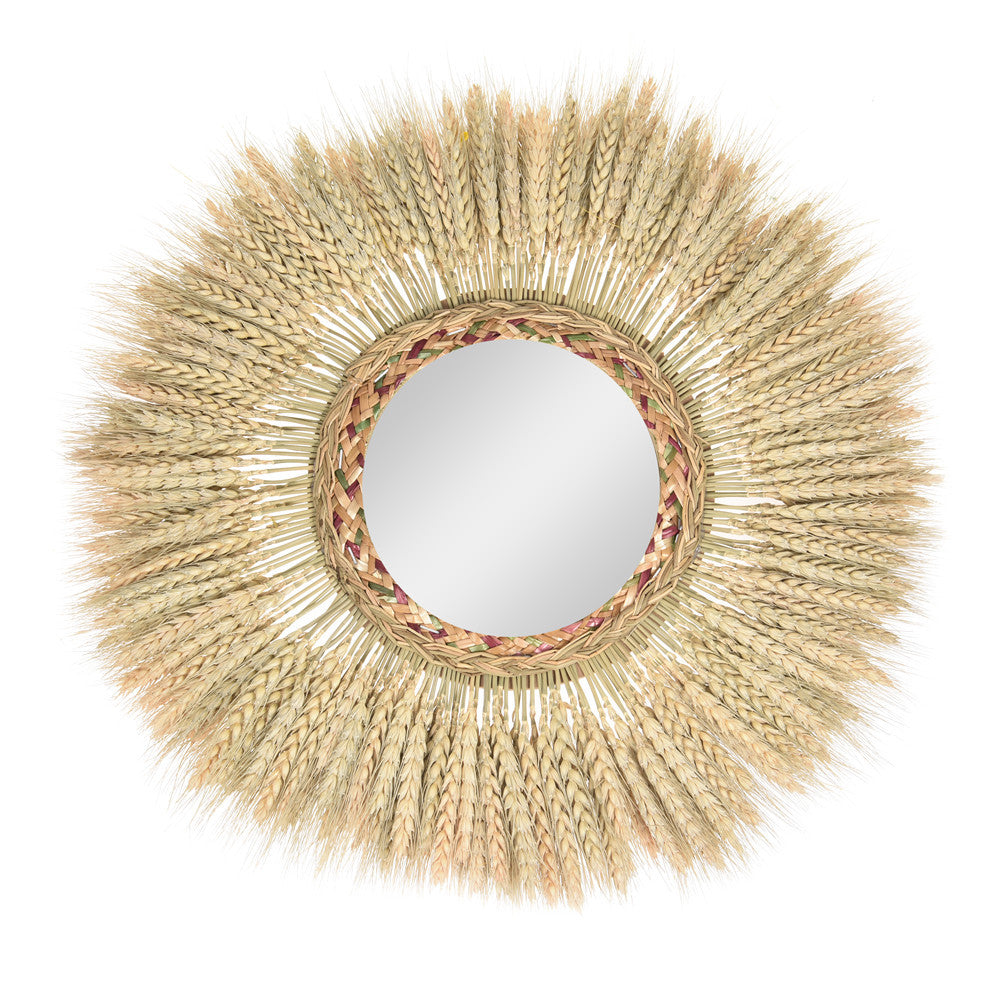 Specchio rattan