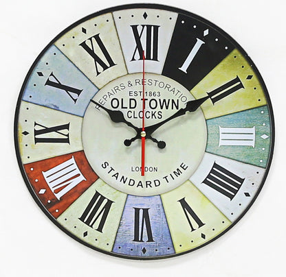 Orologio da parete Farfalle vintage