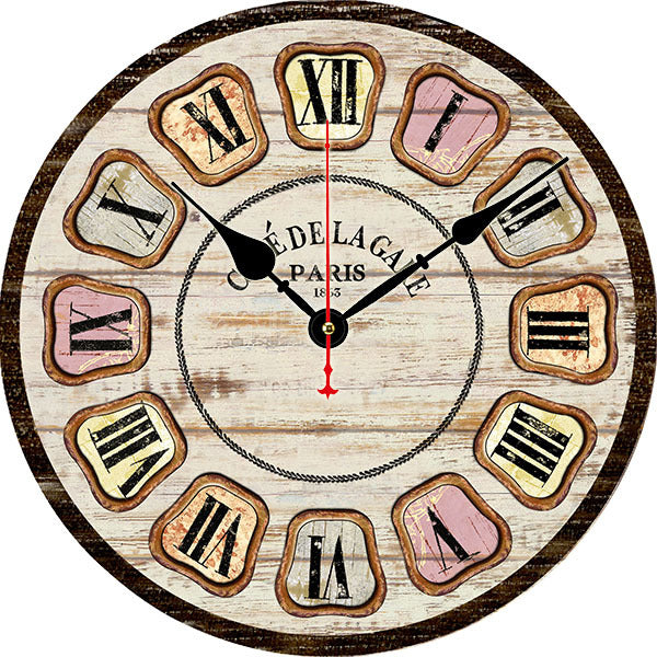 Orologio da parete Farfalle vintage