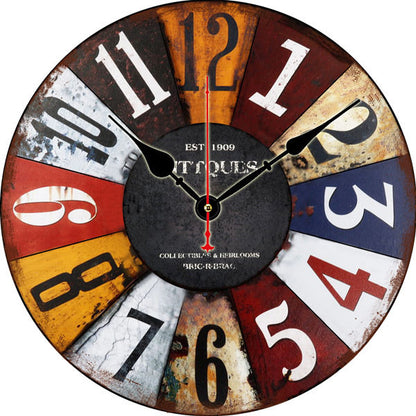 Orologio da parete Farfalle vintage
