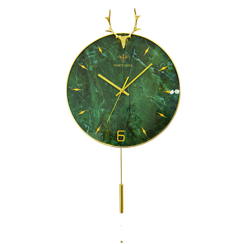 Orologio da parete Cervo dorato