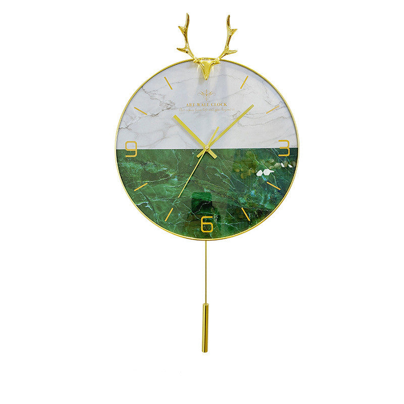 Orologio da parete Cervo dorato