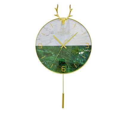 Orologio da parete Cervo dorato