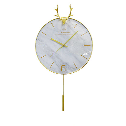 Orologio da parete Cervo dorato