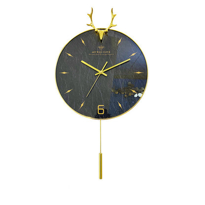 Orologio da parete Cervo dorato