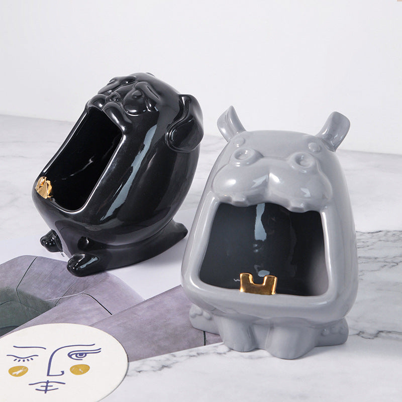 Posacenere animale ceramica
