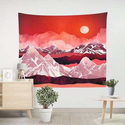 Tappezzeria montagna rosa