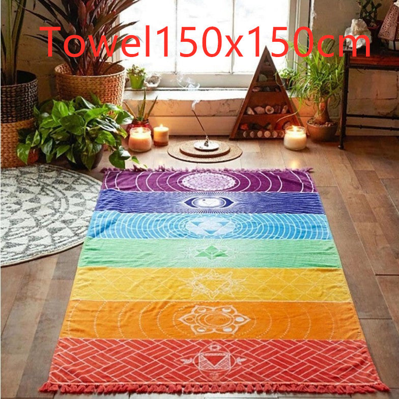 Coperta mandala cotone