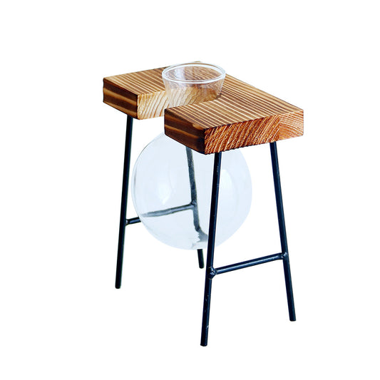 Vaso idroponico legno