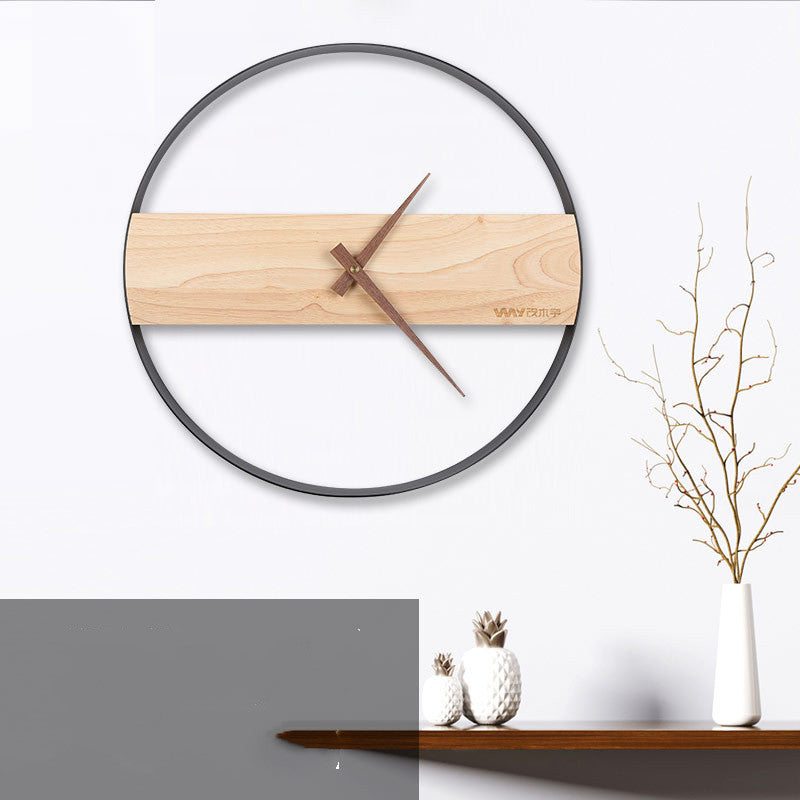 Orologio da parete Industriale legno